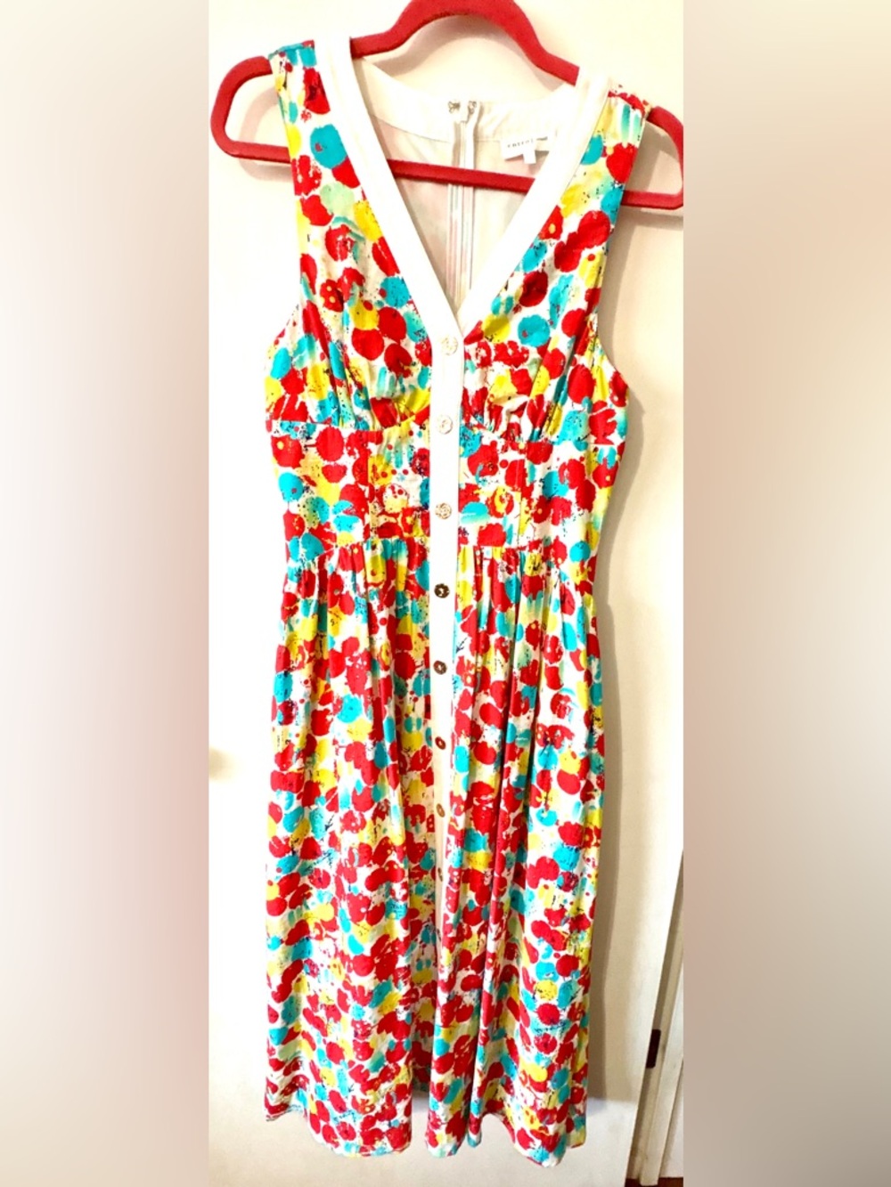 Women’s Entro Anthropologie Spring Floral Dress Size Small